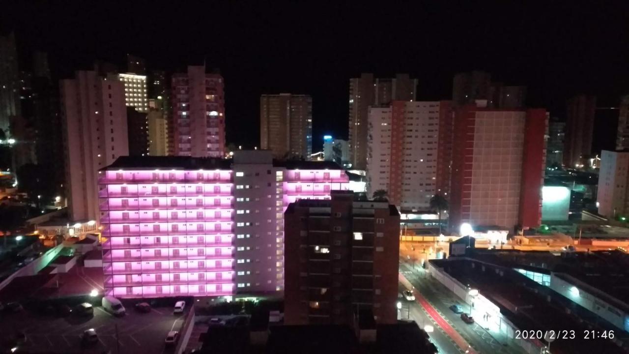 Apto San Angelo Benidorm Vistas Al Mar 400 M Buitenkant foto