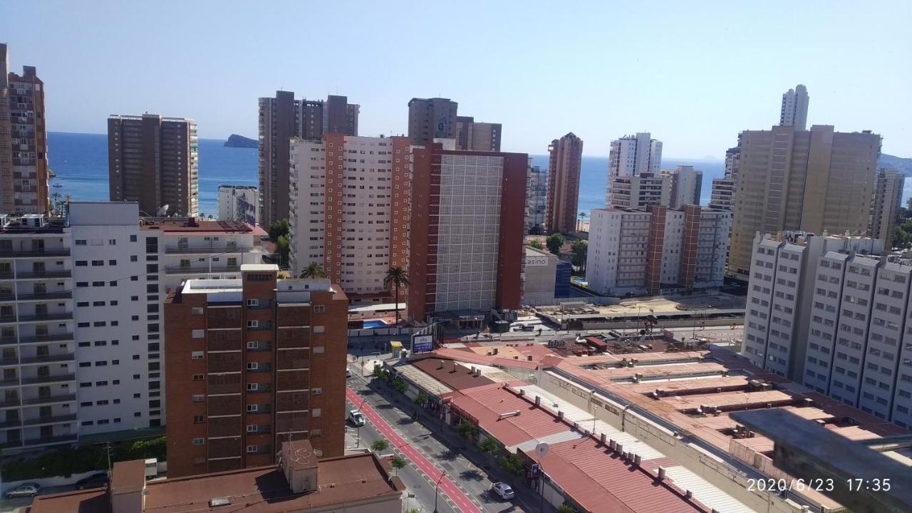 Apto San Angelo Benidorm Vistas Al Mar 400 M Buitenkant foto