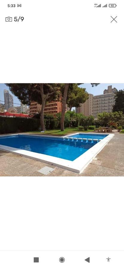 Apto San Angelo Benidorm Vistas Al Mar 400 M Buitenkant foto