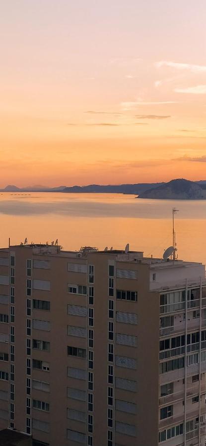 Apto San Angelo Benidorm Vistas Al Mar 400 M Buitenkant foto